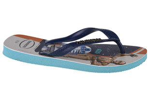 Iešļūcenes vīriešiem Havaianas Stars Wars 4135185-0031, zilas cena un informācija | Vīriešu iešļūcenes, čības, sandales | 220.lv