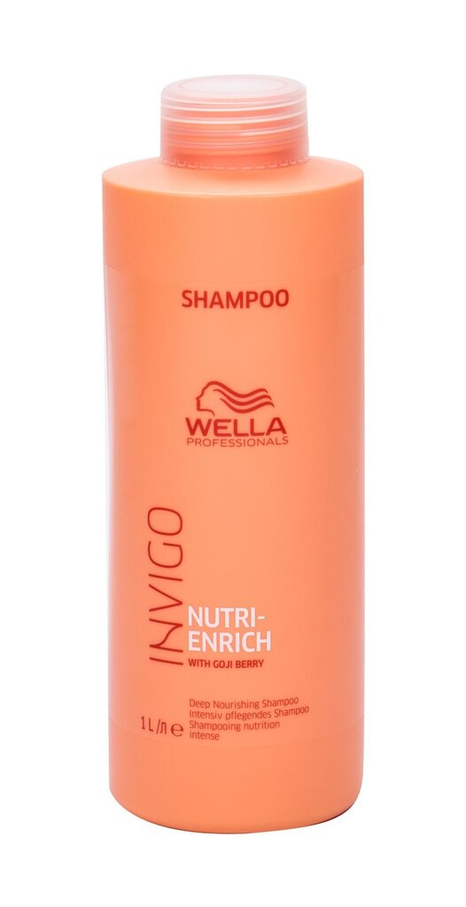 Barojošs šampūns Wella Professionals Invigo Nutri Enrich Deep Nourishing Shampoo, 1000 ml цена и информация | Šampūni | 220.lv