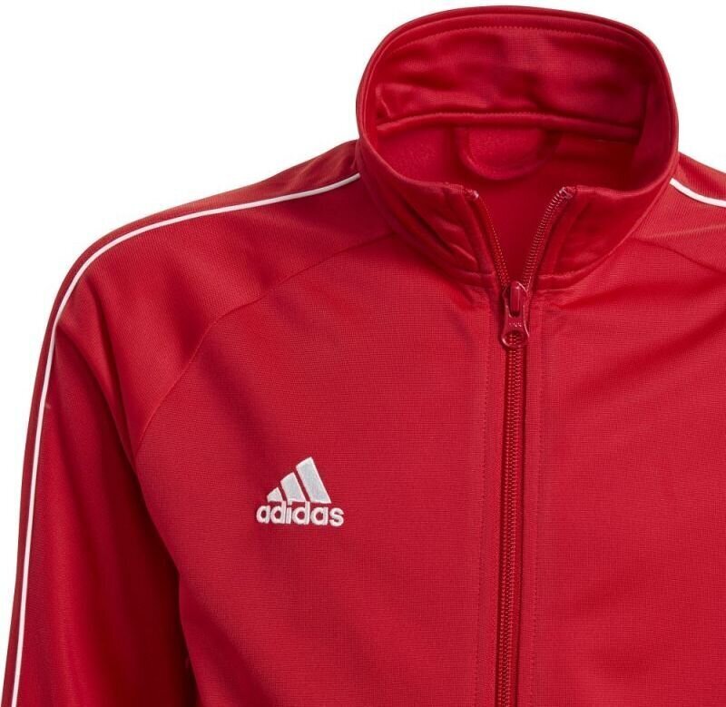 Džemperis vīriešiem Adidas Core 18 Pes Junior, sarkans cena un informācija | Vīriešu jakas | 220.lv
