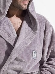Vīriešu peldmētelis Iwo Grey цена и информация | Мужские халаты, пижамы | 220.lv