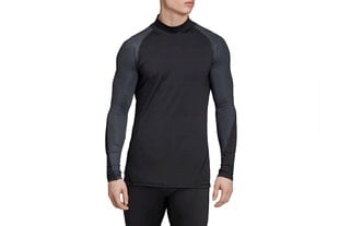 Термо футболка для мужчин Adidas Alphaskin Ls Tee CW4040, черная цена и информация | Мужское термобелье | 220.lv