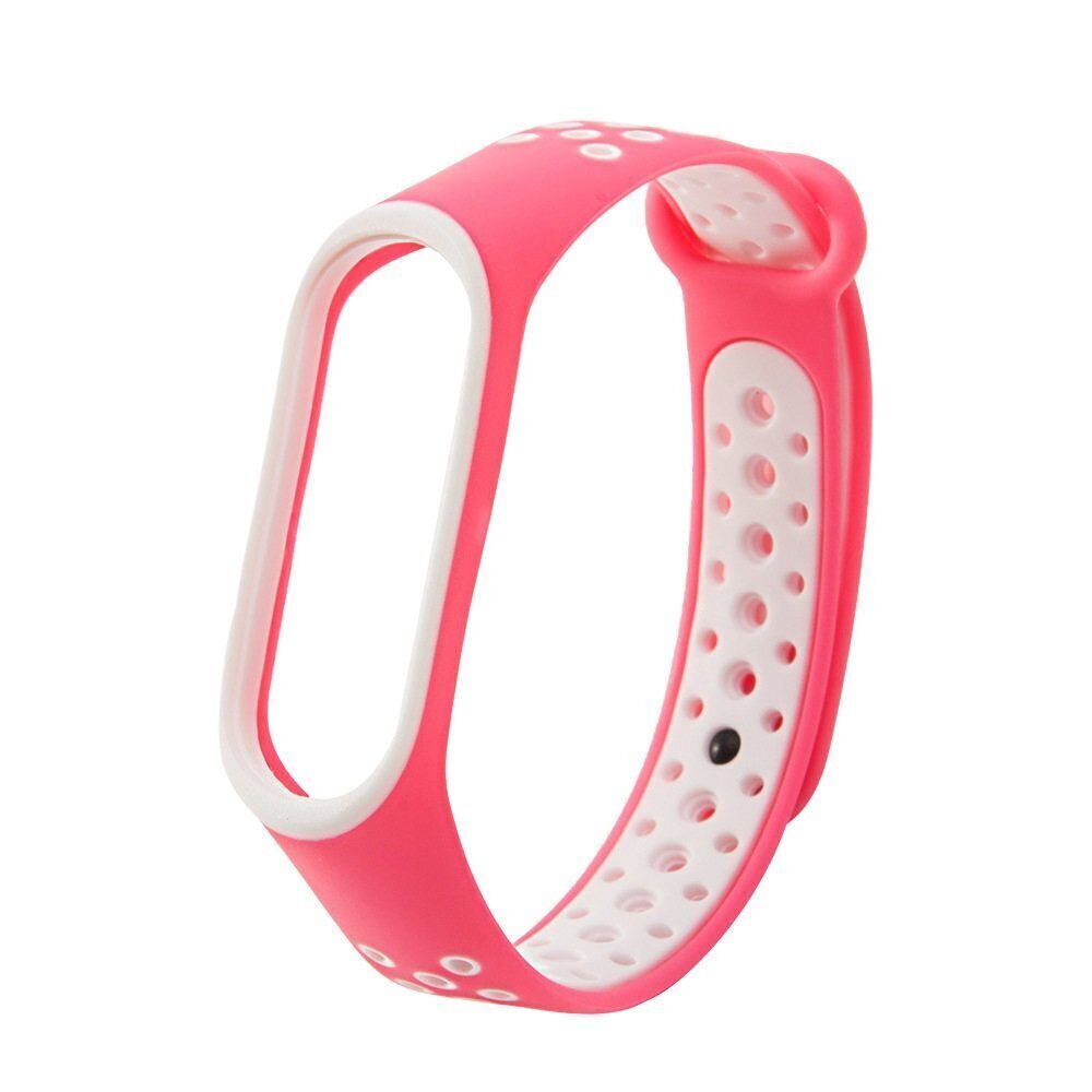 Fusion Watch Band Dots Pink White cena un informācija | Viedpulksteņu un viedo aproču aksesuāri | 220.lv
