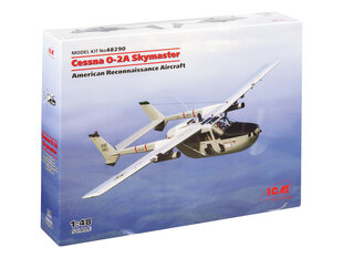 Līmējamais modelis ICM 48290 Cessna O-2A Skymaster 1/48 cena un informācija | Līmējamie modeļ | 220.lv