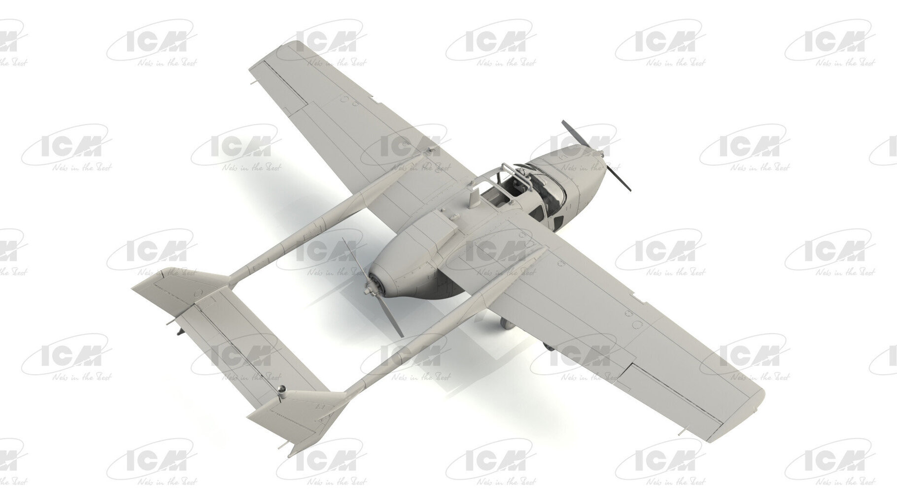 Līmējamais modelis ICM 48291 Cessna O-2A US Navy Service 1/48 cena un informācija | Līmējamie modeļi | 220.lv