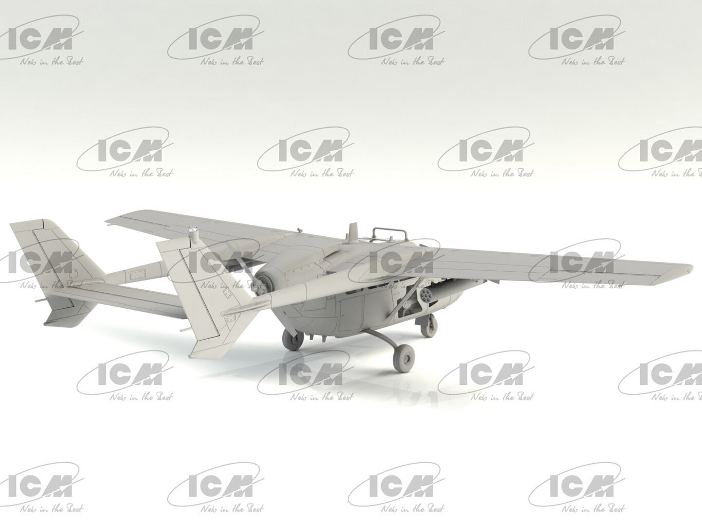 Salīmējamais modelis Modelis ICM 48292 Cessna O-2A (late production) 1/48 cena un informācija | Līmējamie modeļi | 220.lv