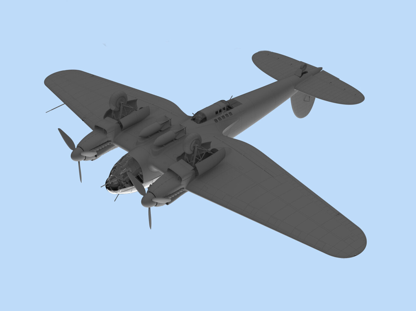 Salīmējamais modelis ICM 48262 German He 111H-6 1/48 цена и информация | Līmējamie modeļi | 220.lv