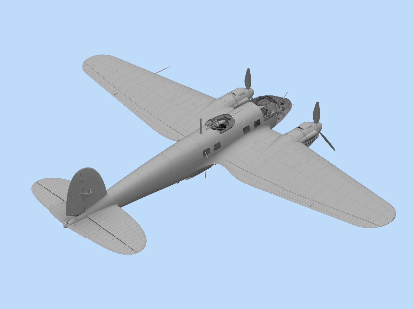 Salīmējamais modelis ICM 48262 German He 111H-6 1/48 cena un informācija | Līmējamie modeļi | 220.lv