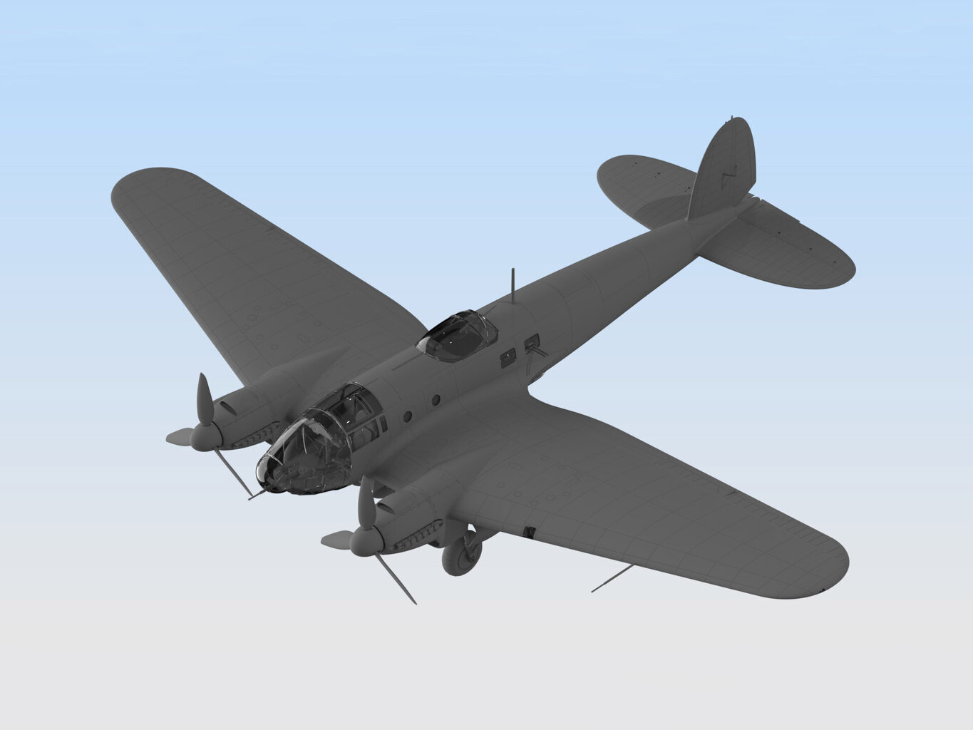 Salīmējamais modelis ICM 48263 German He 111H-16 1/48 cena un informācija | Līmējamie modeļi | 220.lv