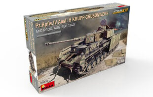 Līmējamais modelis MiniArt 35330 Pz.Kpfw.IV Ausf. H KRUPP-GRUSONWERK. MID PROD. AUG-SEP 1943. INTERIOR KIT 1/35 cena un informācija | Līmējamie modeļi | 220.lv