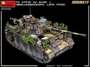 Līmējamais modelis MiniArt 35342 Pz.Kpfw.IV Ausf. J Nibelungenwerk Late Prod. (Jan-Feb 1945) Interior Kit 1/35 cena un informācija | Līmējamie modeļi | 220.lv