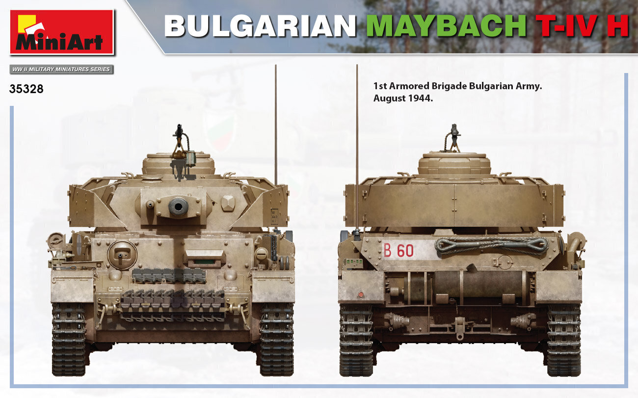 Līmējamais modelis MiniArt 35328 Bulgarian Maybach T-IV H 1/35 cena un informācija | Līmējamie modeļi | 220.lv