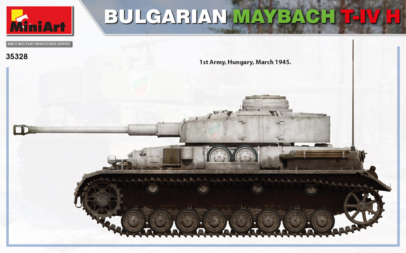 Līmējamais modelis MiniArt 35328 Bulgarian Maybach T-IV H 1/35 cena un informācija | Līmējamie modeļi | 220.lv