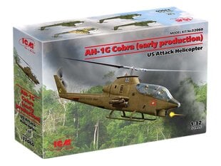 Клейкая модель ICM AH-1G Cobra (early production) 1/32 цена и информация | Склеиваемые модели | 220.lv