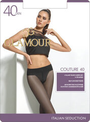 Колготки женские GLAMOUR Couture 40 DEN, коричневые цена и информация | pantyhose overknee 5 | 220.lv