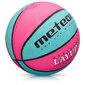 Basketbola bumba Meteor LAYUP #4 Rozā/ zila cena un informācija | Basketbola bumbas | 220.lv