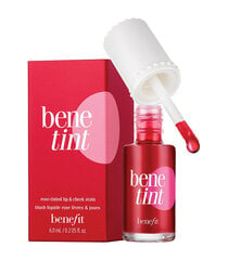 Блеск для губ и румяна Benefit Benetint Lip & Cheek Stain 6 мл, Rose цена и информация | Помады, бальзамы, блеск для губ | 220.lv