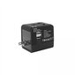 Sbox TA-23 universālais ceļojumu adapteris ar dubultu USB lādētāju cena un informācija | Elektrības slēdži, rozetes | 220.lv