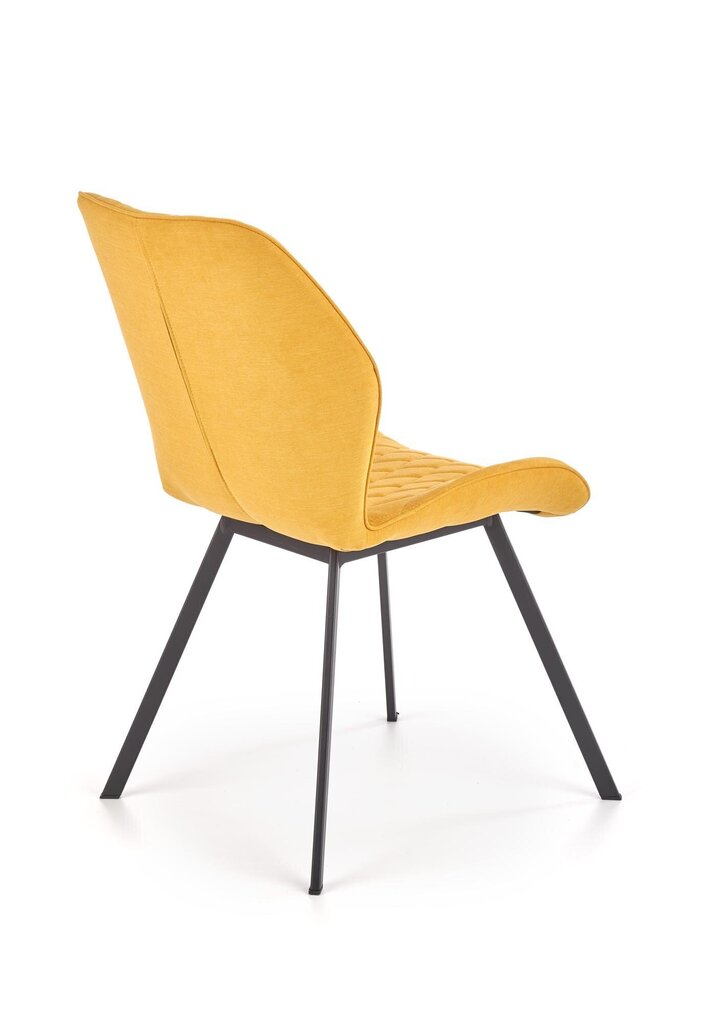 Četru krēslu komplekts Halmar K360, dzeltens cena un informācija | Virtuves un ēdamistabas krēsli | 220.lv
