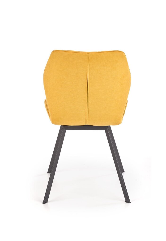 Četru krēslu komplekts Halmar K360, dzeltens цена и информация | Virtuves un ēdamistabas krēsli | 220.lv