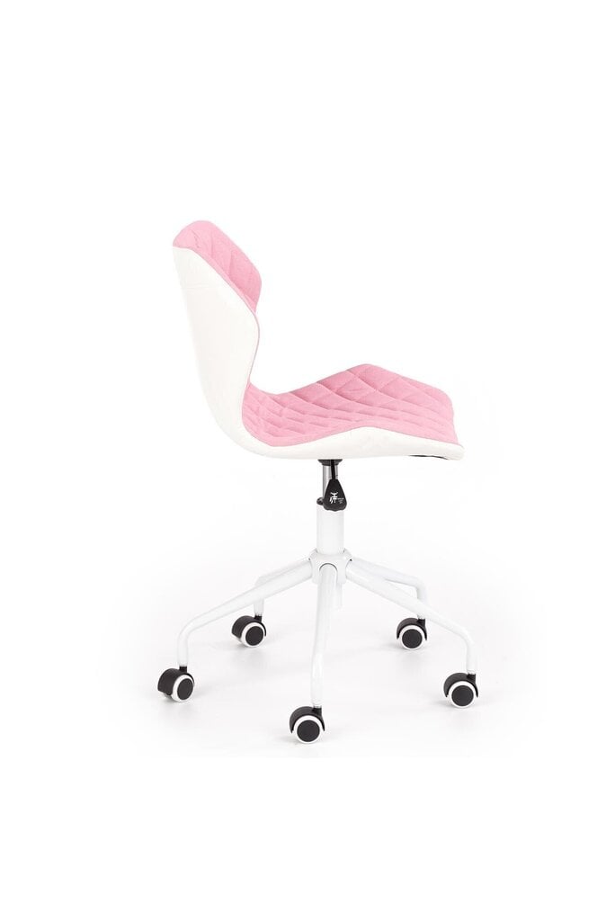 Bērnu krēsls Halmar Matrix 3, rozā/balts цена и информация | Biroja krēsli | 220.lv