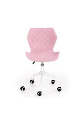 Детский стул Halmar Matrix 3, розовый/белый цена и информация | Офисные кресла | 220.lv