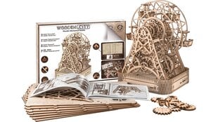 Koka 3D Wooden city konstruktors Panorāmas rats, 470 detaļas цена и информация | Конструкторы и кубики | 220.lv