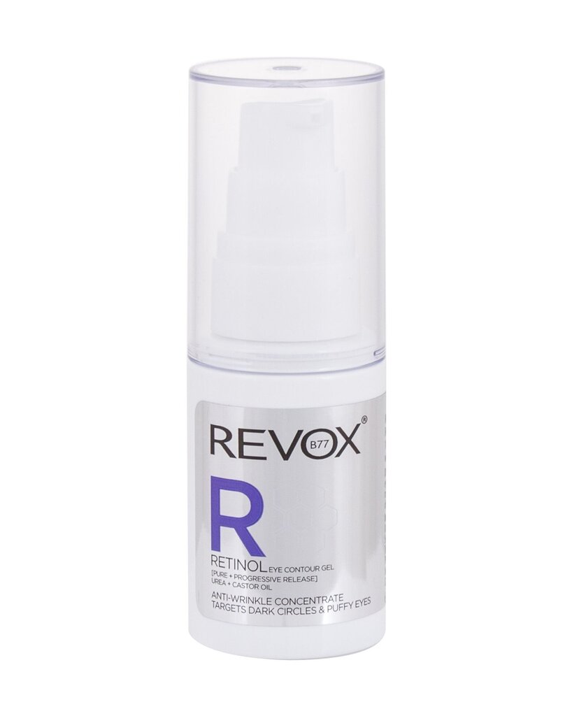 Acu kontūras gela serums Revox Retinol, 30 ml cena un informācija | Acu krēmi, serumi | 220.lv