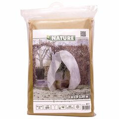 Nature augu ziemas pārsegs, rāvējslēdzējs, 70 g/m², bēšs, 3x2,5x2,5 m цена и информация | Средства для ухода за растениями | 220.lv