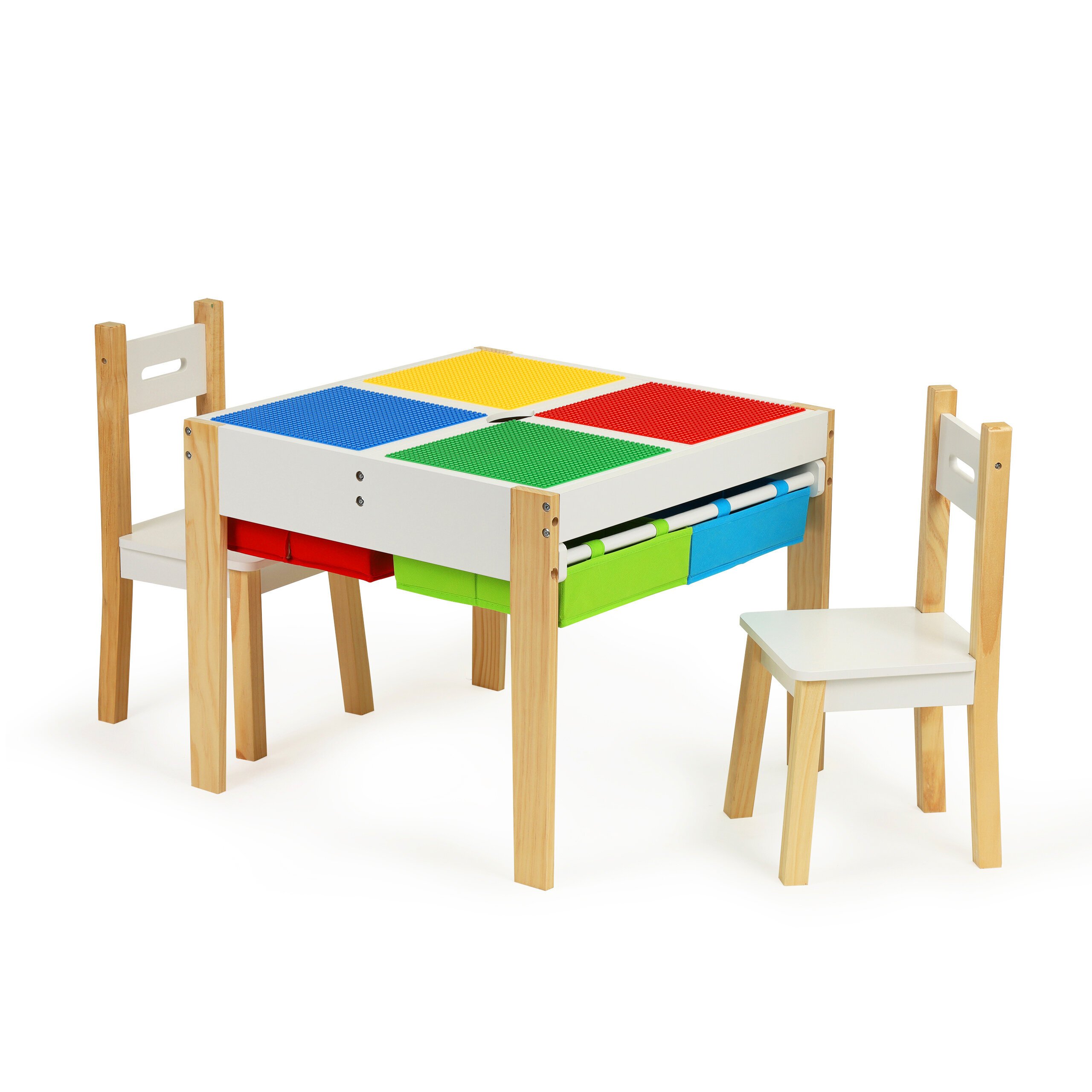 Koka mēbeles bērniem, galds + 2 krēsli cena | 220.lv