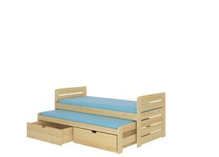 Детская кровать ADRK Furniture Tomi 04 180x80, коричневая цена и информация | Детские кровати | 220.lv