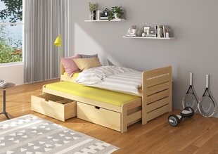 Детская кровать ADRK Furniture Tomi 04 180x80, коричневая цена и информация | Детские кровати | 220.lv