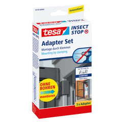 Адаптер для алюминиевой рамы с москитной сеткой для дверей Tesa Insect Stop Alu Frames Comfort, серый цена и информация | Tesa Мебель и домашний интерьер | 220.lv