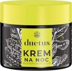 Nakts sejas krēms, Duetus 50 ml cena un informācija | Sejas krēmi | 220.lv