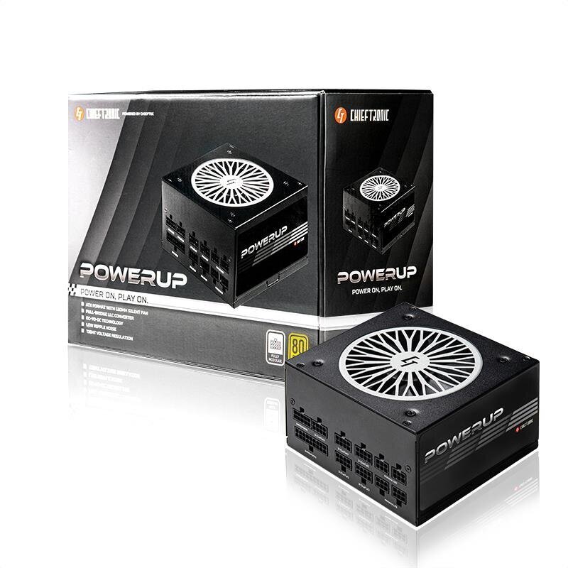 Chieftec POWERUP 650W cena un informācija | Barošanas bloki (PSU) | 220.lv