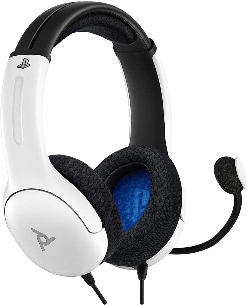 PDP LVL40 Wired Stereo Headset - White (PS5, PS4) cena un informācija | Austiņas | 220.lv