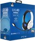 PDP LVL40 Wired Stereo Headset - White (PS5, PS4) cena un informācija | Austiņas | 220.lv