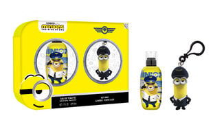 Komplekts bērniem Minions: tualetes ūdens EDT, 50 ml + atslēgu piekariņš цена и информация | Духи для детей | 220.lv