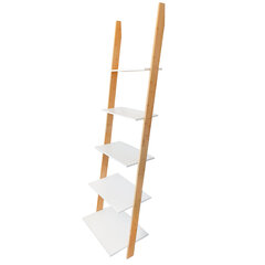 Полка для лестницы из бамбука цена и информация | Полки | 220.lv