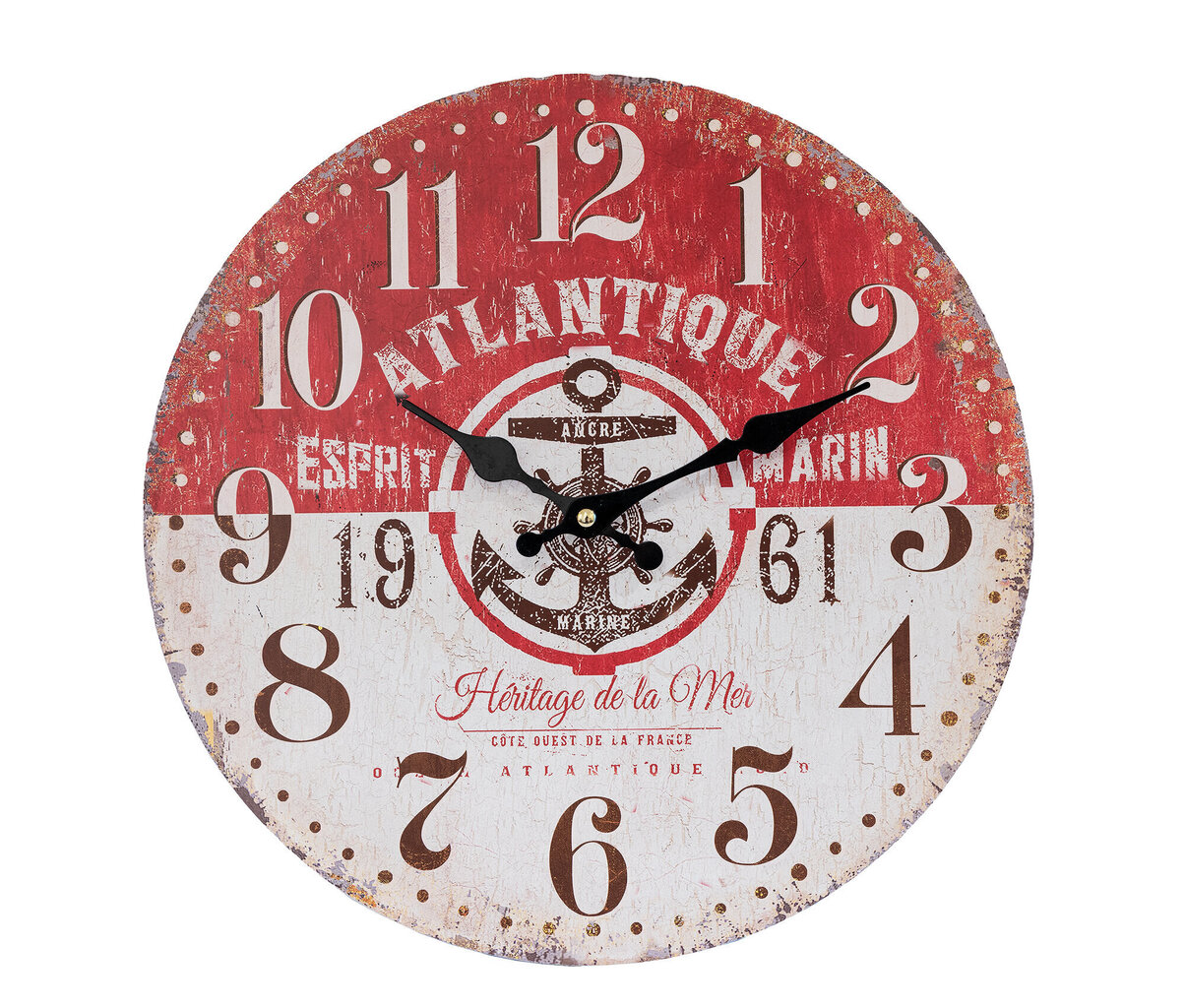 Sienas pulksteņi vintage 34cm cena un informācija | Pulksteņi | 220.lv