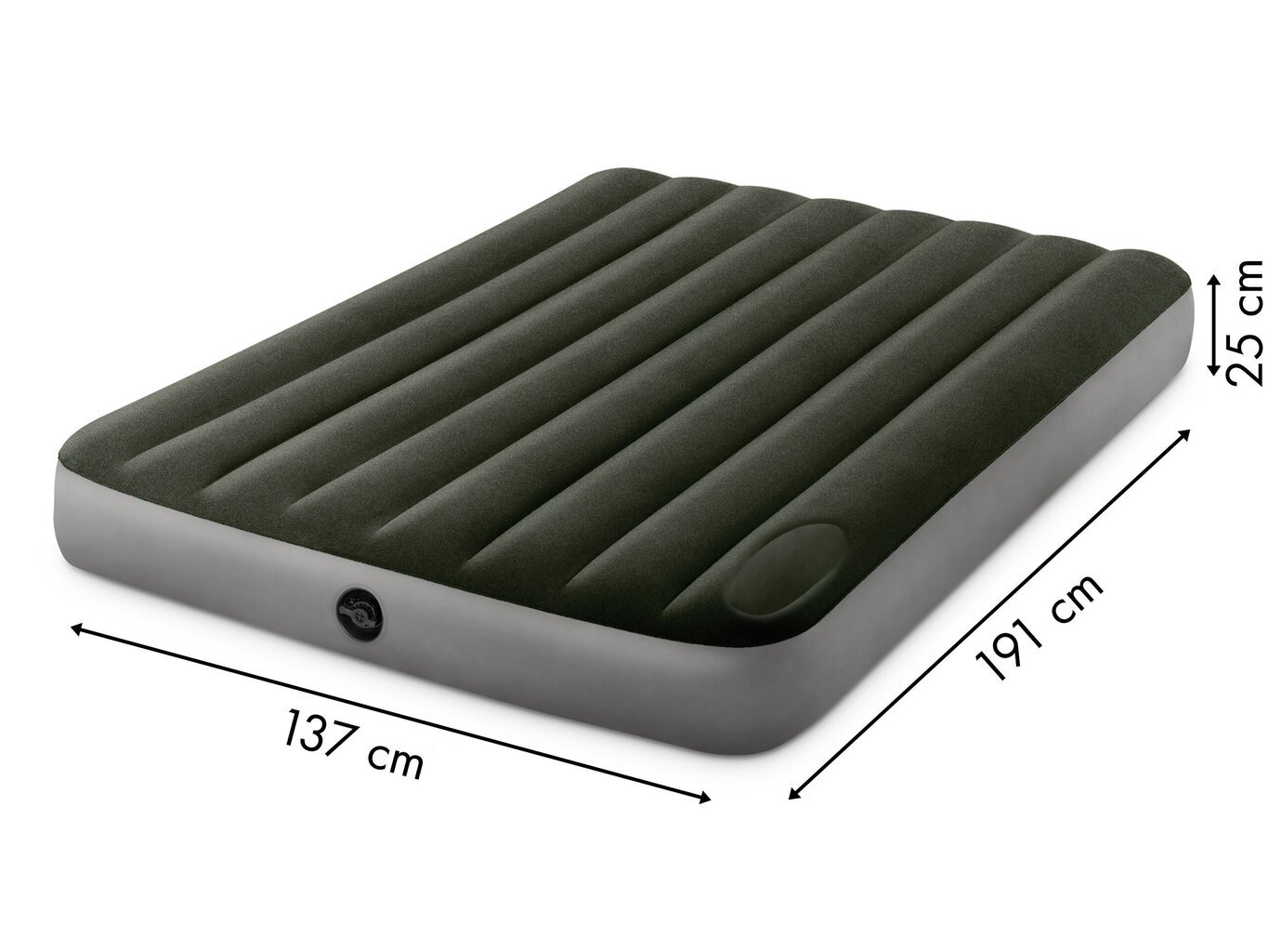 Liels piepūšamais matracis / gulta ar sūkni INTEX 64762 цена и информация | Piepūšamie matrači un mēbeles | 220.lv