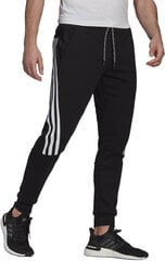 Adidas Sporta Bikses 3s Tape Ft Pant Black GM3833/M/L cena un informācija | Sporta apģērbs vīriešiem | 220.lv