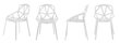 4x moderna dizaina krēslu komplekts cena un informācija | Virtuves un ēdamistabas krēsli | 220.lv