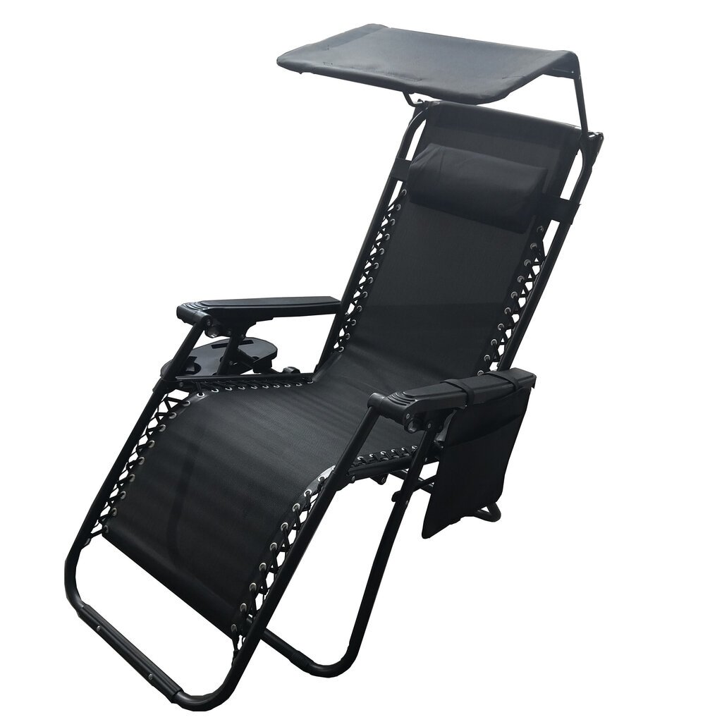 DĀRZA krēsls ar baldahīnu &quot;ModernHome&quot; цена и информация | Sauļošanās krēsli | 220.lv