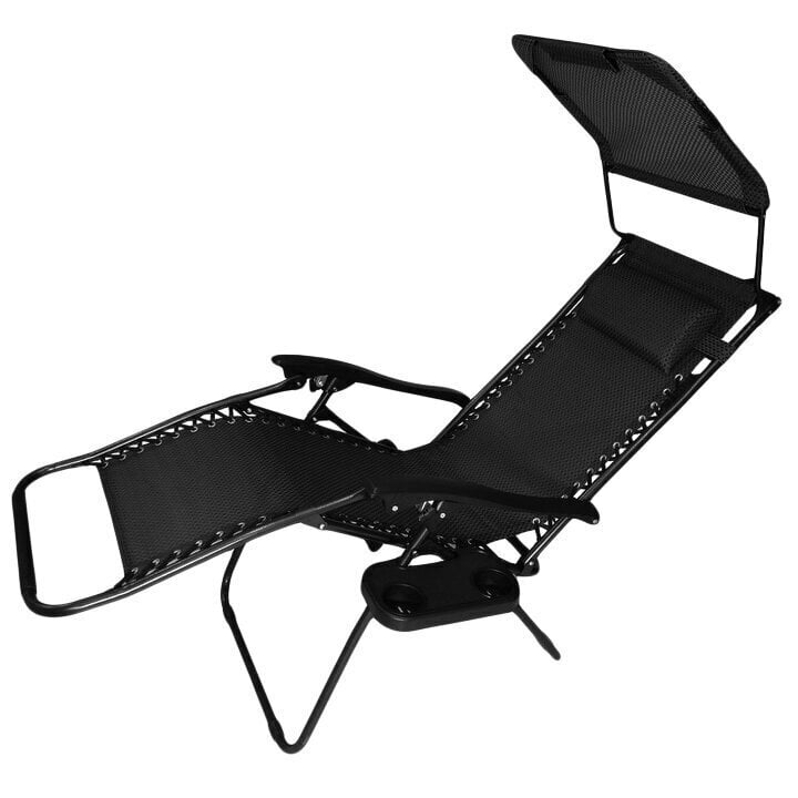 DĀRZA krēsls ar baldahīnu &quot;ModernHome&quot; цена и информация | Sauļošanās krēsli | 220.lv