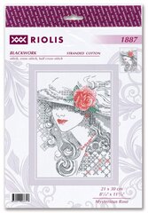 Izšūšanas komplekts RIOLIS 1887 Noslēpumainā roze cena un informācija | Izšūšanas piederumi | 220.lv