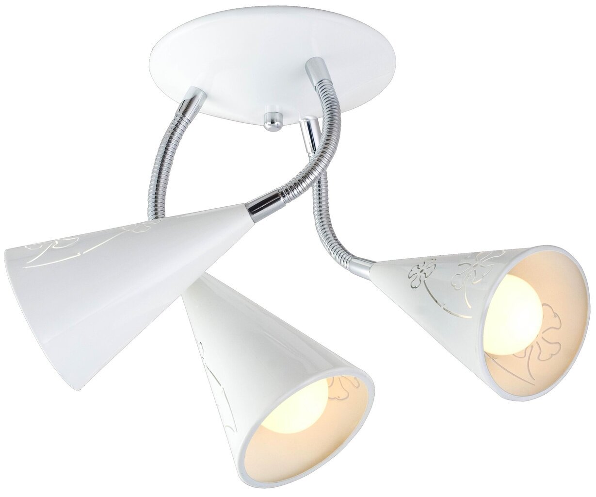 Griestu lampa G.LUX GM-293/3, balta цена и информация | Griestu lampas | 220.lv