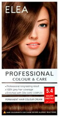 Краска для волос Elea Professional Colour& Care 5.4 Golden chestnut, 123мл цена и информация | Краска для волос | 220.lv