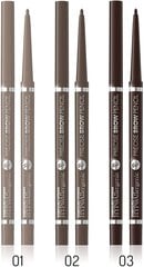 Карандаш для бровей Bell Hypoallergenic Precise brow pencil 01 Light blonde, 2 г цена и информация | Карандаши, краска для бровей | 220.lv