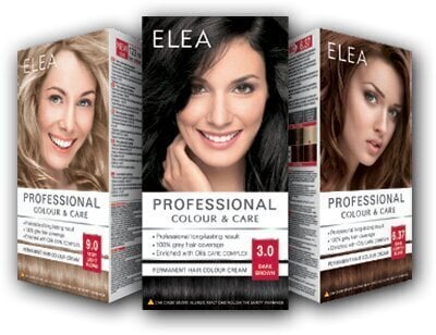 Noturīga krēmveida matu krāsa Elea Professional Colour&Care 9.2 Sandy blond, 123 ml cena un informācija | Matu krāsas | 220.lv