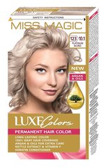 Стойкая краска для волос Miss Magic Luxe Colors 10.1 Platinum blond, 93 мл цена и информация | Краска для волос | 220.lv